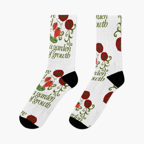 Item preview, Growing in the Garden Drawing Quote designed and sold by OkiDokiDesign.