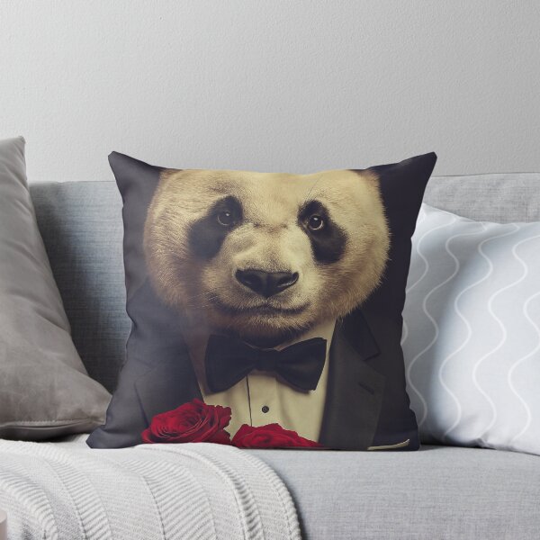 Item preview, Gentleman Panda with Roses designed and sold by Drawings Project.