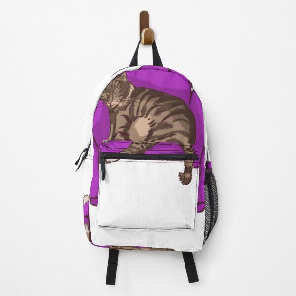 Item preview, A cat in a purple small couch designed and sold by Hessah-HA.