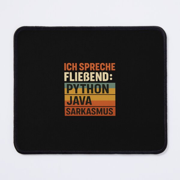 Item preview, I am fluent in: Python, Java, Sarcasm designed and sold by Domci.