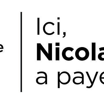Artwork thumbnail, Nicolas paid by NicolasQuiPaie