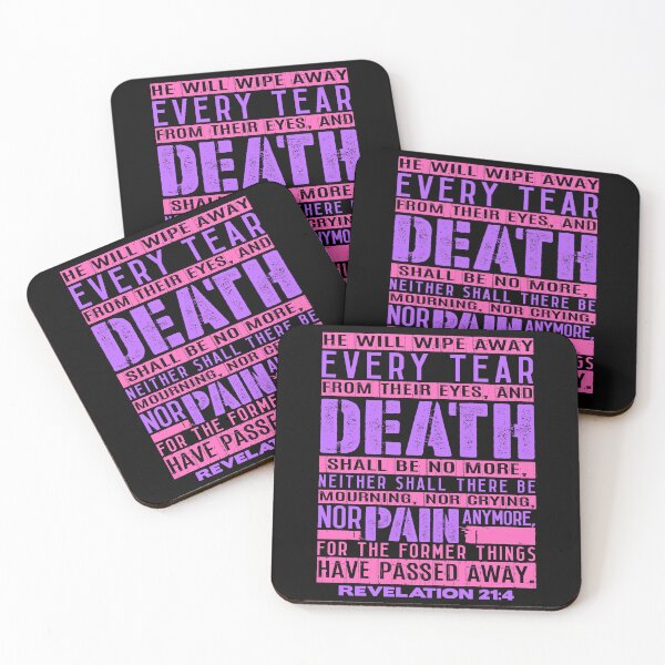 Item preview, Revelation 21:4 Death Shall Be No More designed and sold by plushism.