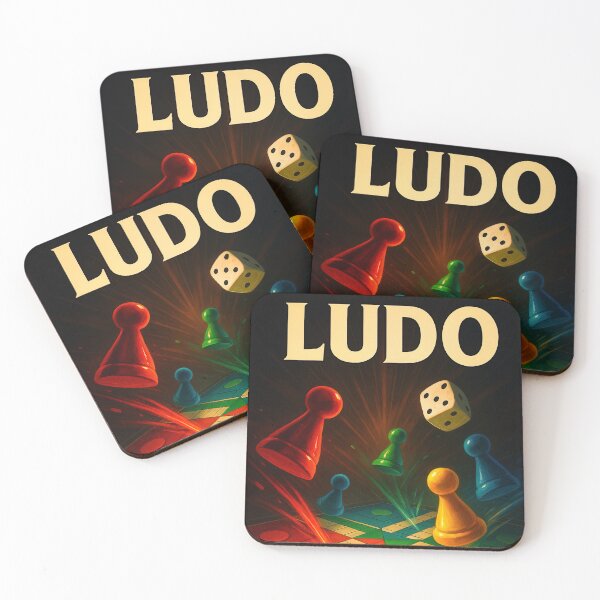 Item preview, Ludo Game Board Family Fun Design designed and sold by Retr0Tshirts.
