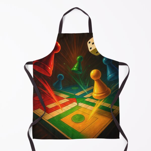 Item preview, Ludo Game Board Family Fun Design designed and sold by Retr0Tshirts.