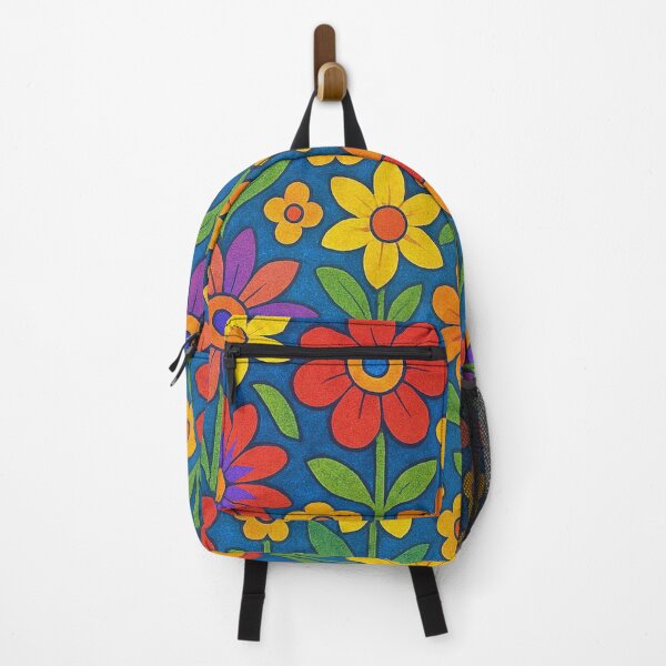 Item preview, Floral shine in retro colors designed and sold by Sigtrix.