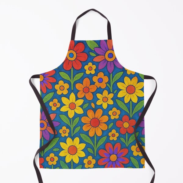 Item preview, Floral shine in retro colors designed and sold by Sigtrix.