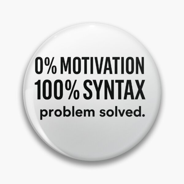 Artikelvorschau, 0 % Motivation, 100 % Syntax – Lustiges minimalistisches Coding-T-Shirt entworfen und verkauft von Shirt404.