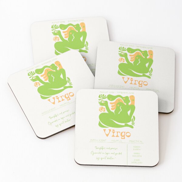 Item preview, Virgo Zodiac Sign Wall Art Astrology Design designed and sold by weird.person.