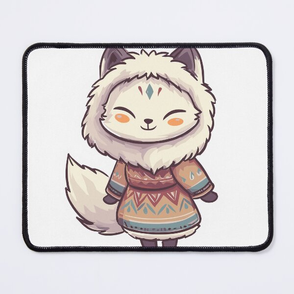 Item preview, Fluffy Arctic Fox designed and sold by bapupa.