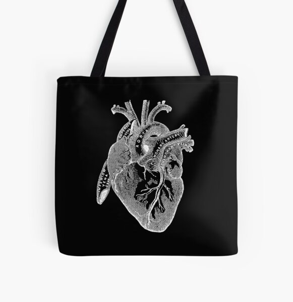 Anatomical Heart Tote Bag