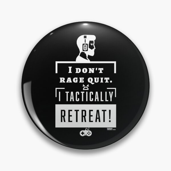 Item preview, Copy of I Dont Rage Quit (Black Version) - Gamer Wear designed and sold by Trendy-Exe.