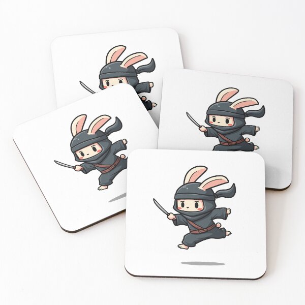 Item preview, Ninja Bunny – Rooftop Leaping Rabbit Warrior designed and sold by MzulhilmiZam.