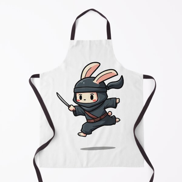 Item preview, Ninja Bunny – Rooftop Leaping Rabbit Warrior designed and sold by MzulhilmiZam.