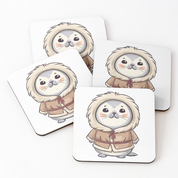 Item preview, Cute Harp Seal Pup designed and sold by bapupa.