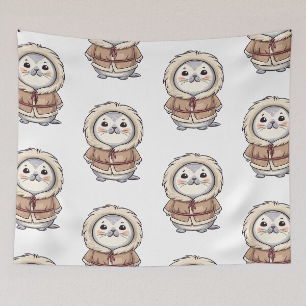 Item preview, Cute Harp Seal Pup designed and sold by bapupa.
