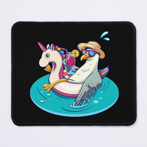 Item preview, Beach Seagull on Pool Float designed and sold by Mariia Berezhna.