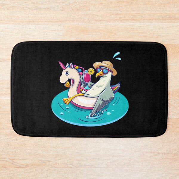 Item preview, Beach Seagull on Pool Float designed and sold by Mariia Berezhna.