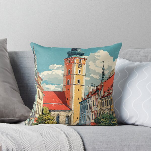 Item preview, České Budějovice Czech Republic Vintage Travel Poster - South Bohemian Charm designed and sold by TuncGK.
