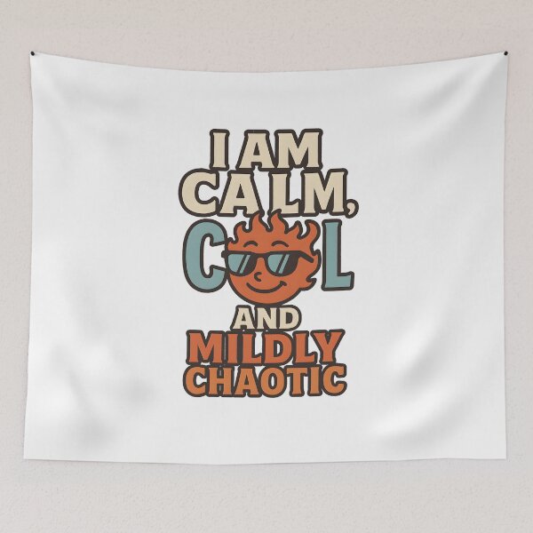 Item preview, Calm Chaos Vibes designed and sold by inkNext.