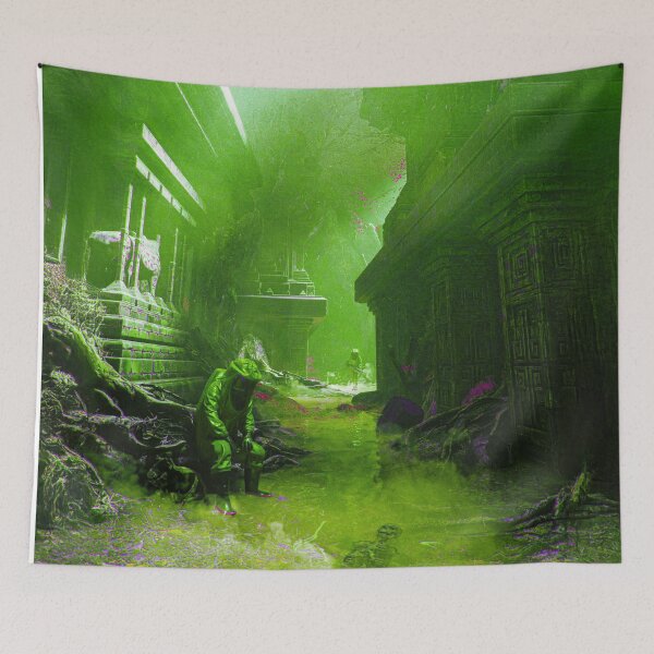 Item preview, Silent Sentinel of the Forgotten Ruins designed and sold by AlexSuiArt.