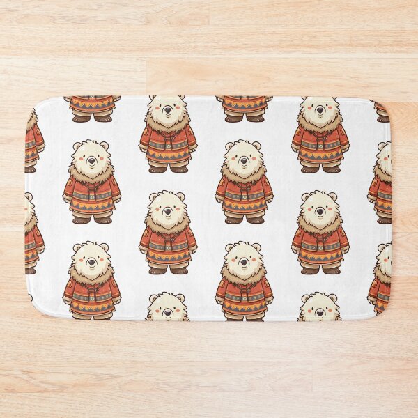Item preview, Fluffy Polar Bear designed and sold by bapupa.