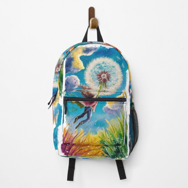 Item preview, A woman flying on a fluffy dandelion designed and sold by JurekWoyArt.