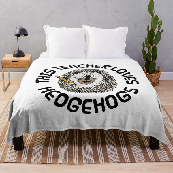 Item preview, This Teacher Loves Hedgehogs, Back To School designed and sold by doodlerob.