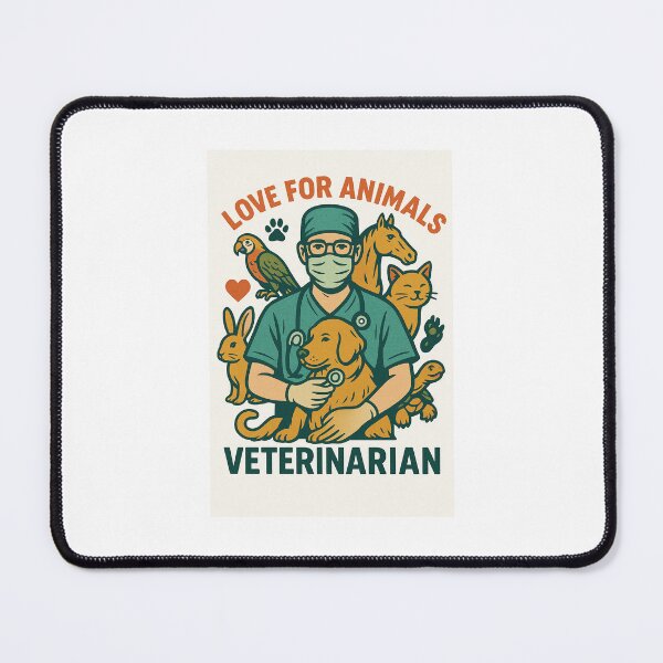 Item preview, Veterinarian - love for animals designed and sold by Bettybee00.