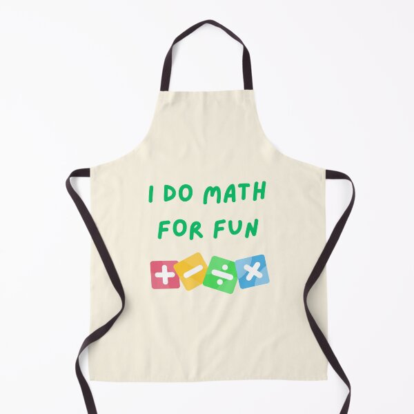 Item preview, I Do Math for Fun - Cute Colorful Math Symbols Design designed and sold by Rocklights.