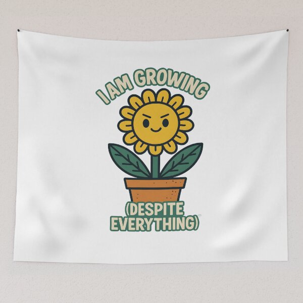 Item preview, Resilient Bloom: I Am Growing Despite Everything designed and sold by inkNext.