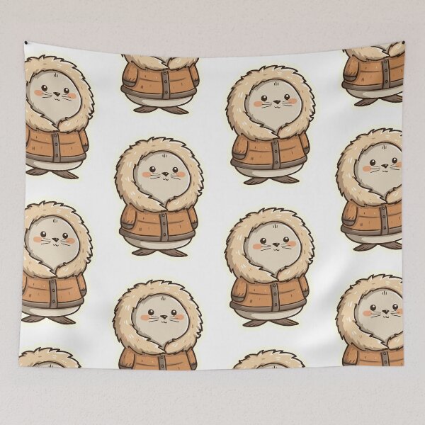 Item preview, Cute Snow Seal designed and sold by bapupa.
