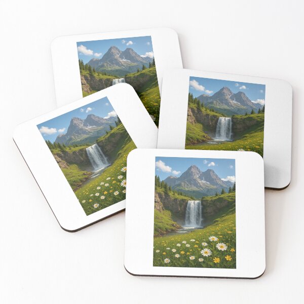 Item preview, Mountain waterfall designed and sold by Amenoo38.