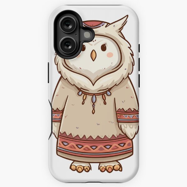 Item preview, Fluffy Snowy Owl designed and sold by bapupa.