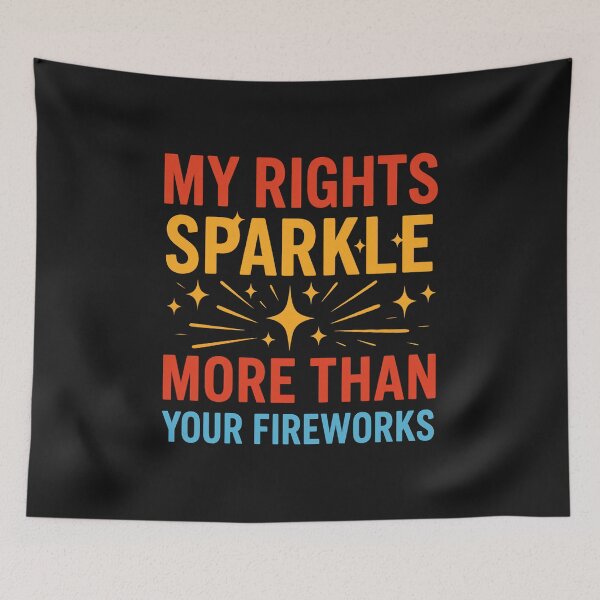 Item preview, My Rights Sparkle More Than Your Fireworks: Bold Feminist July 4th Statement designed and sold by elynne9.