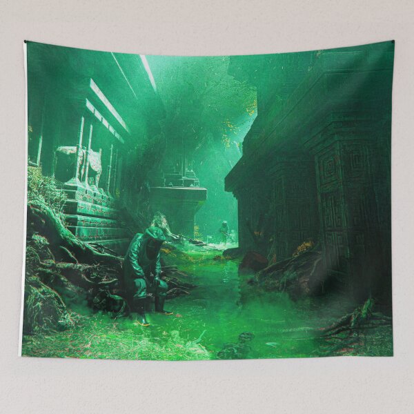 Item preview, Silent Sentinel of the Forgotten Ruins designed and sold by AlexSuiArt.