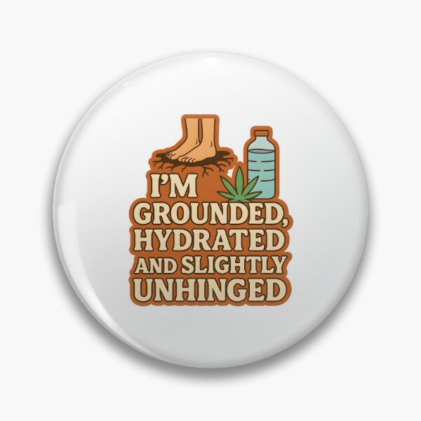 Item preview, Grounded, Hydrated, Unhinged – Chaos in Balance designed and sold by inkNext.