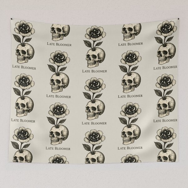 Item preview, Late Bloomer Skull. Funny dark & morbid. designed and sold by Shoot-The-Moon.
