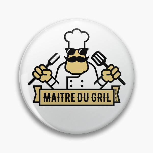 Item preview, Maître Du Gril (Grilling / Barbecue / BBQ / 2C) designed and sold by MrFaulbaum.