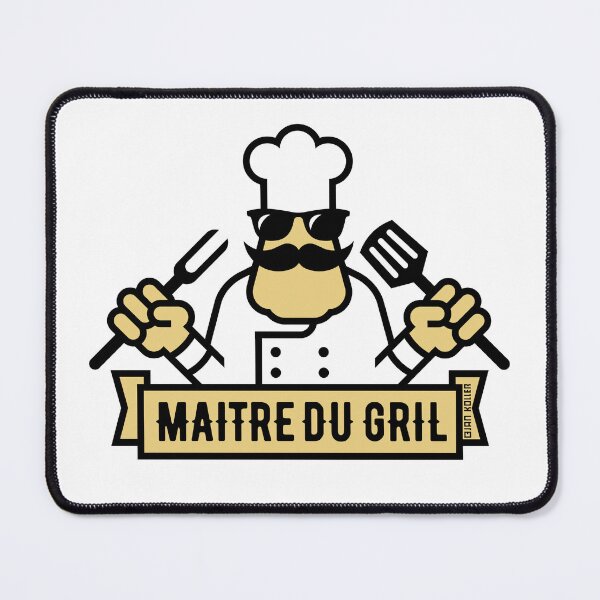 Item preview, Maître Du Gril (Grilling / Barbecue / BBQ / 2C) designed and sold by MrFaulbaum.