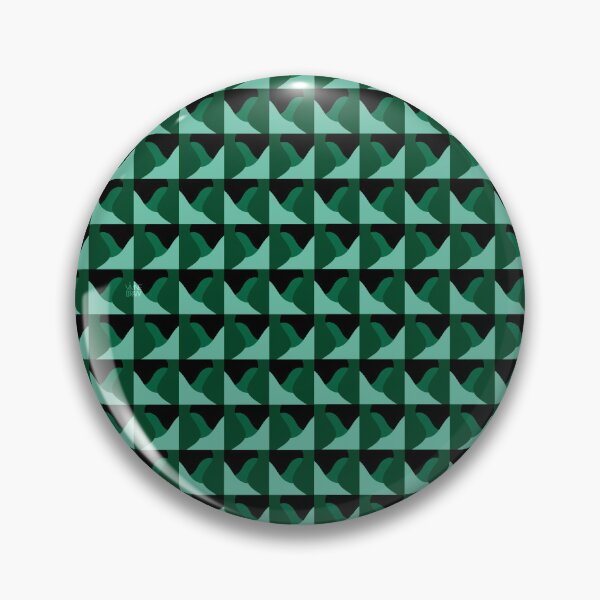 Item preview, Geometric green pattern designed and sold by Vivinedrawsells.