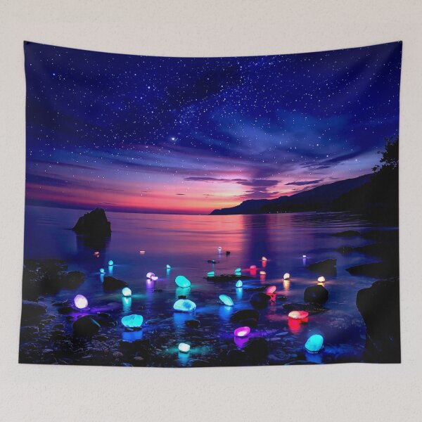Item preview, Moonlit Glow: Twilight Shore designed and sold by Exodoi.