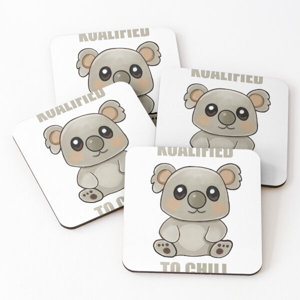 Item preview, Chilling koala with saying - Koalified designed and sold by Lea-Cesca.