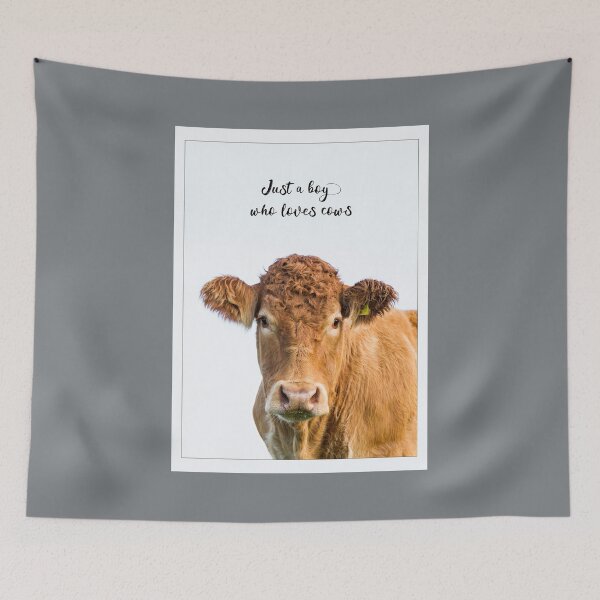 Item preview, Just a Boy Who Loves Cows II designed and sold by Jane Stanley Photography.