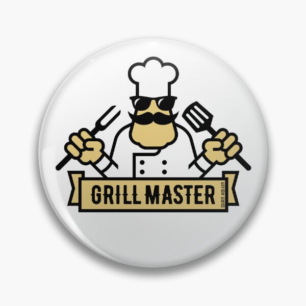 Item preview, Grill Master (Grilling / Barbecue / BBQ / 2C) designed and sold by MrFaulbaum.
