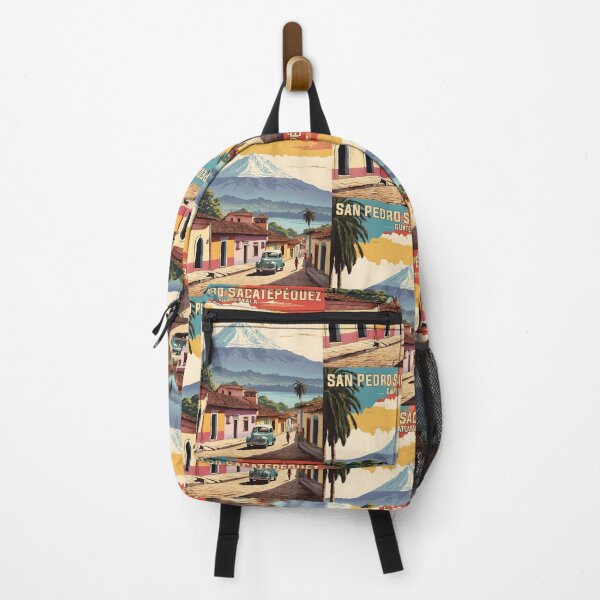 Item preview, San Pedro Sacatepequez Guatemala Vintage Poster Tourism  designed and sold by TravelersGems.