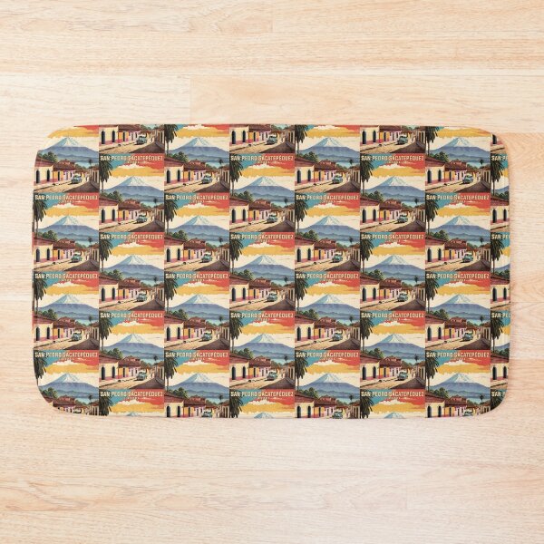 Item preview, San Pedro Sacatepequez Guatemala Vintage Poster Tourism  designed and sold by TravelersGems.