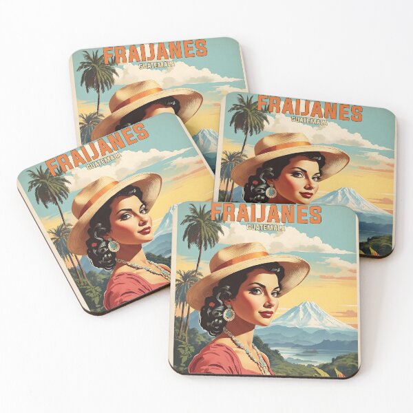 Item preview, Fraijanes Guatemala Vintage Poster Tourism  designed and sold by TravelersGems.