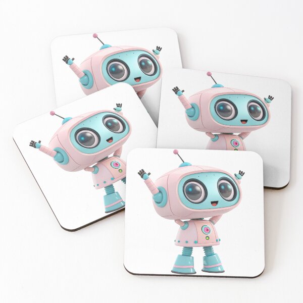 Item preview, Kawaii Style Cute Robot  designed and sold by elkuni.