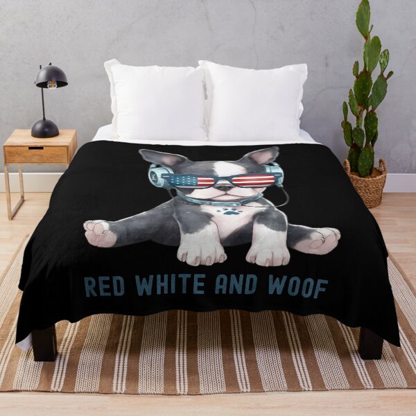 Item preview, 4th Of July Patriotic Meme American Flag Red White And Woof Dog Lover designed and sold by Zayavca.