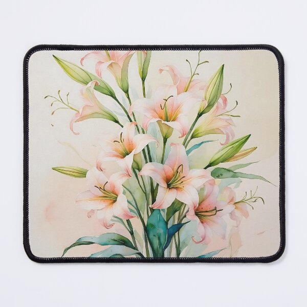 Item preview, Cobra Lily in the Breeze – Soft Watercolor Boho Floral designed and sold by Mos Thainique.